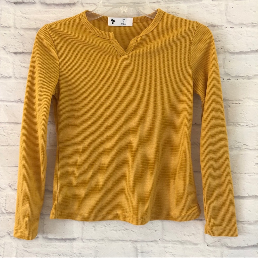 Waffle Knit Top